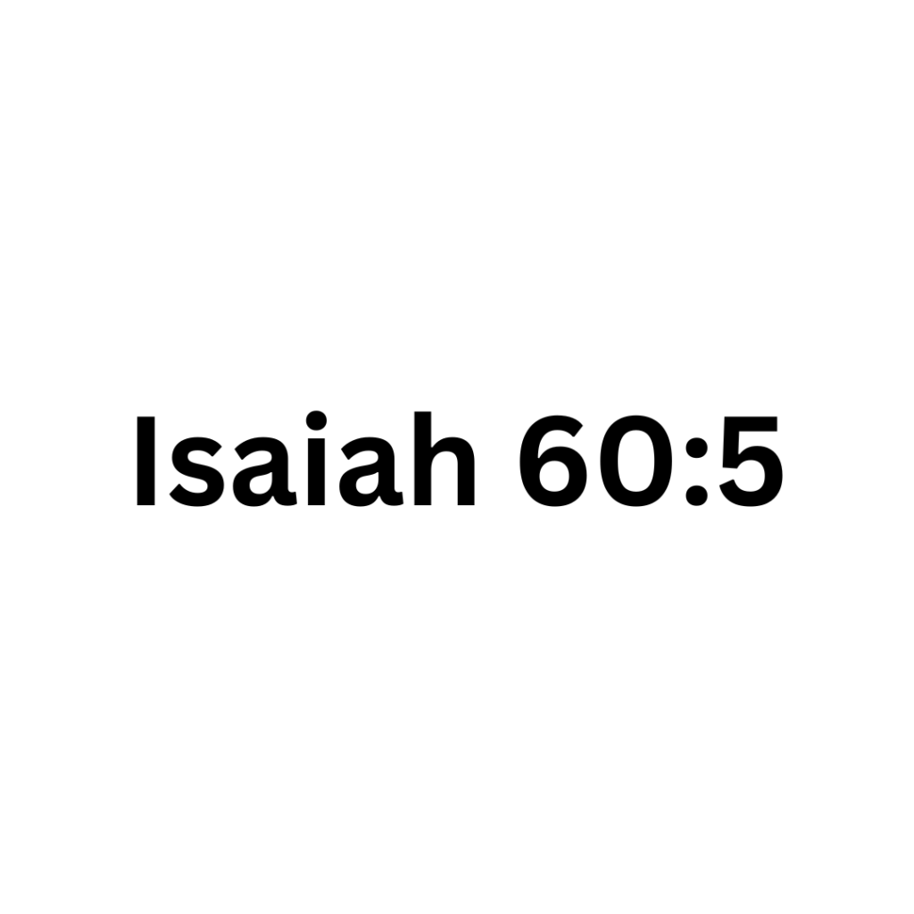 Isaiah 605
